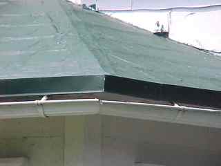 Capping added to corner area and flashed