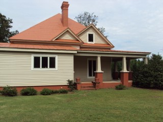 Front showing match to bricks