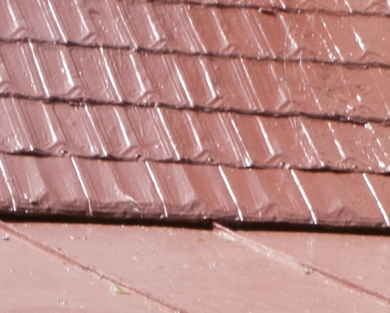 Wearcoat on old and new shingles