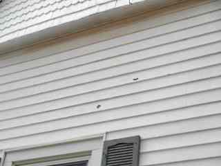 Siding hail damage