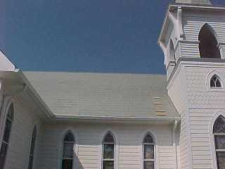 Primer on the old roof