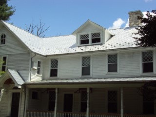 Shingles now silver covered