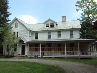 View of roof with primer only