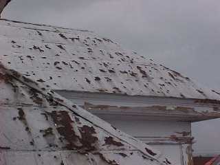 Shingles over a dormer before starting