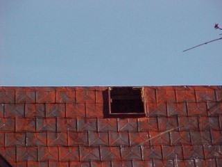 Usable hatch for access to the roof