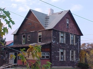 Chimney man's access meant numerous holes