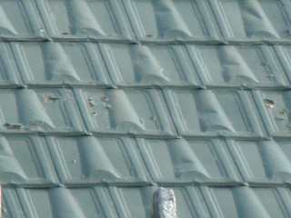 Design on shingle illustrating height